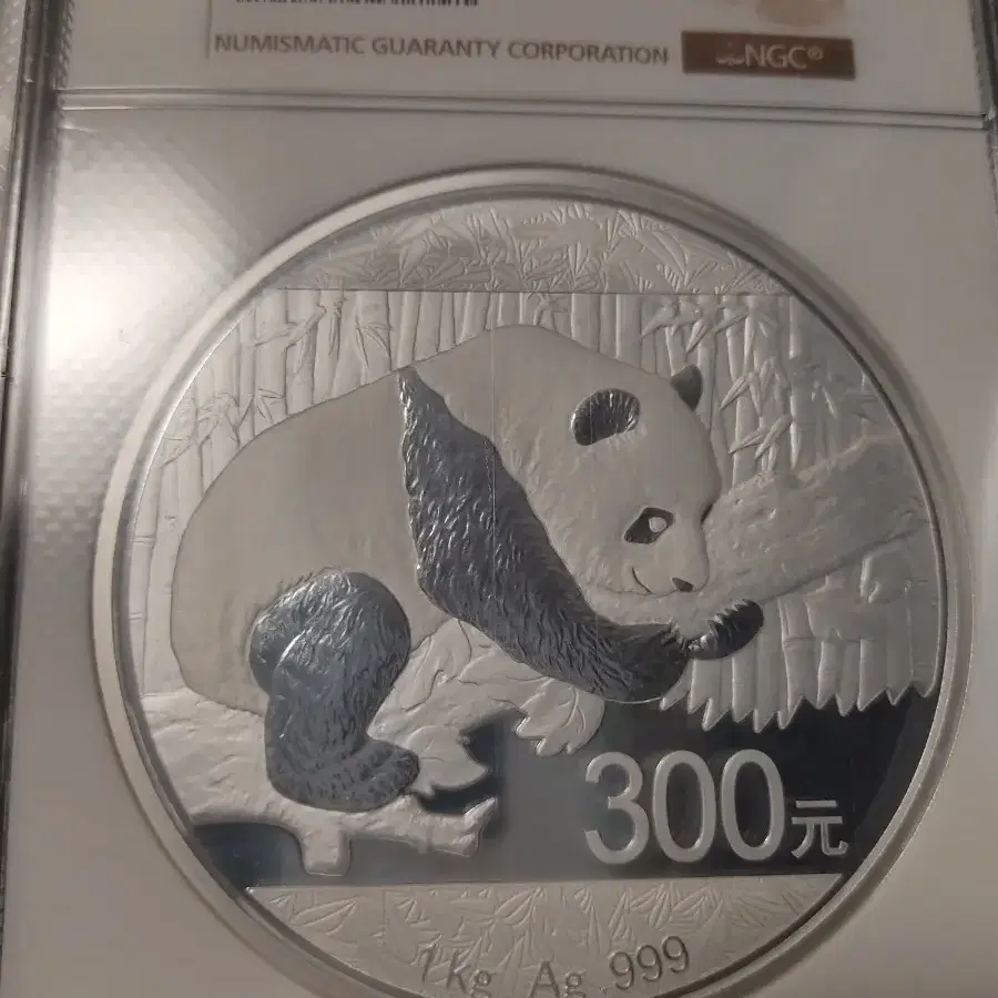 2016년 중국 1Kg 팬더 은화 NGC PF69