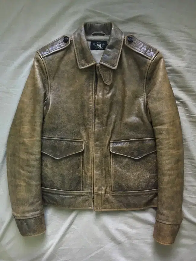 RRL Leather Rider Jacket size S