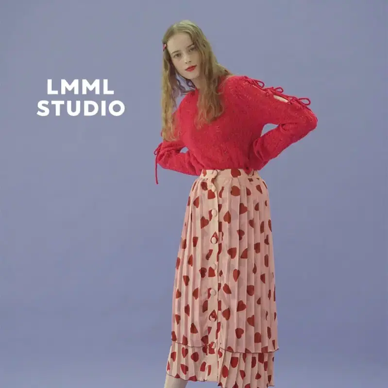 lmml studio big lovers 플리츠 스커트