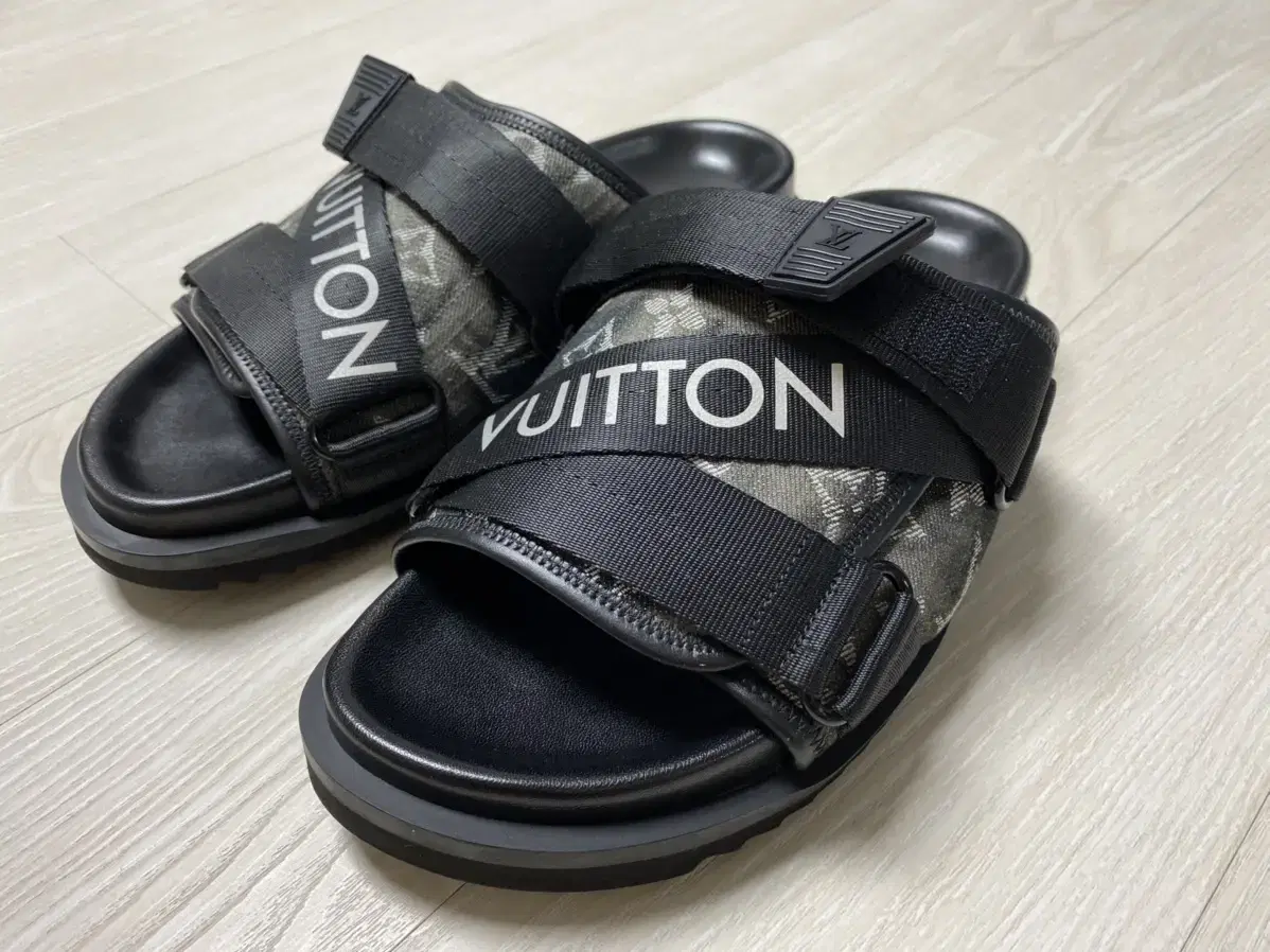 Louis Vuitton HONOLULU Monogram Crossover Strap Sandals