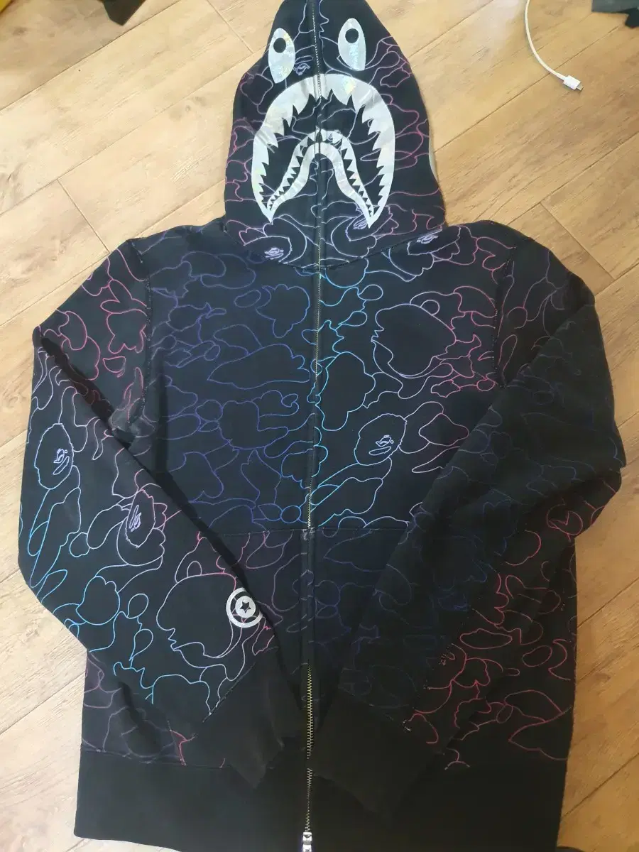 Vape reflective neon hoodie for sale.