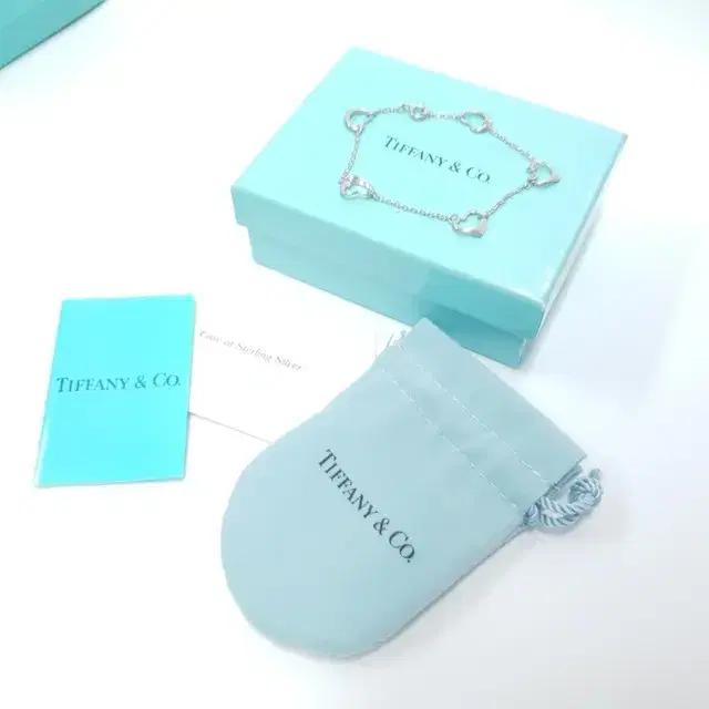 TIFFANY&CO 티파니앤코 엘사페레티 오픈하트 실버 팔찌 A130