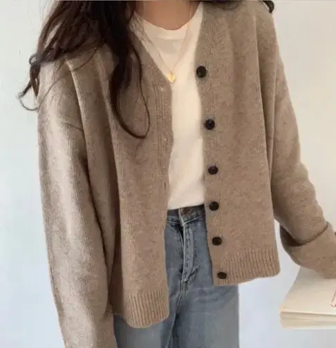 Spring beige cardigan