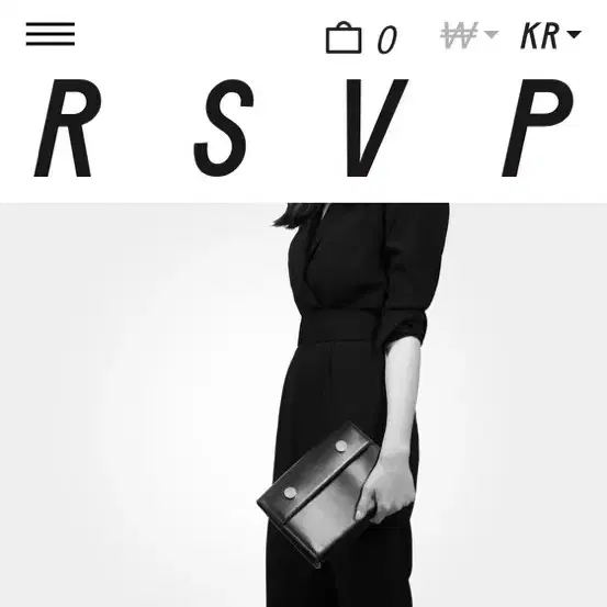 rsvp 가방 블랙