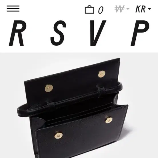 rsvp 가방 블랙