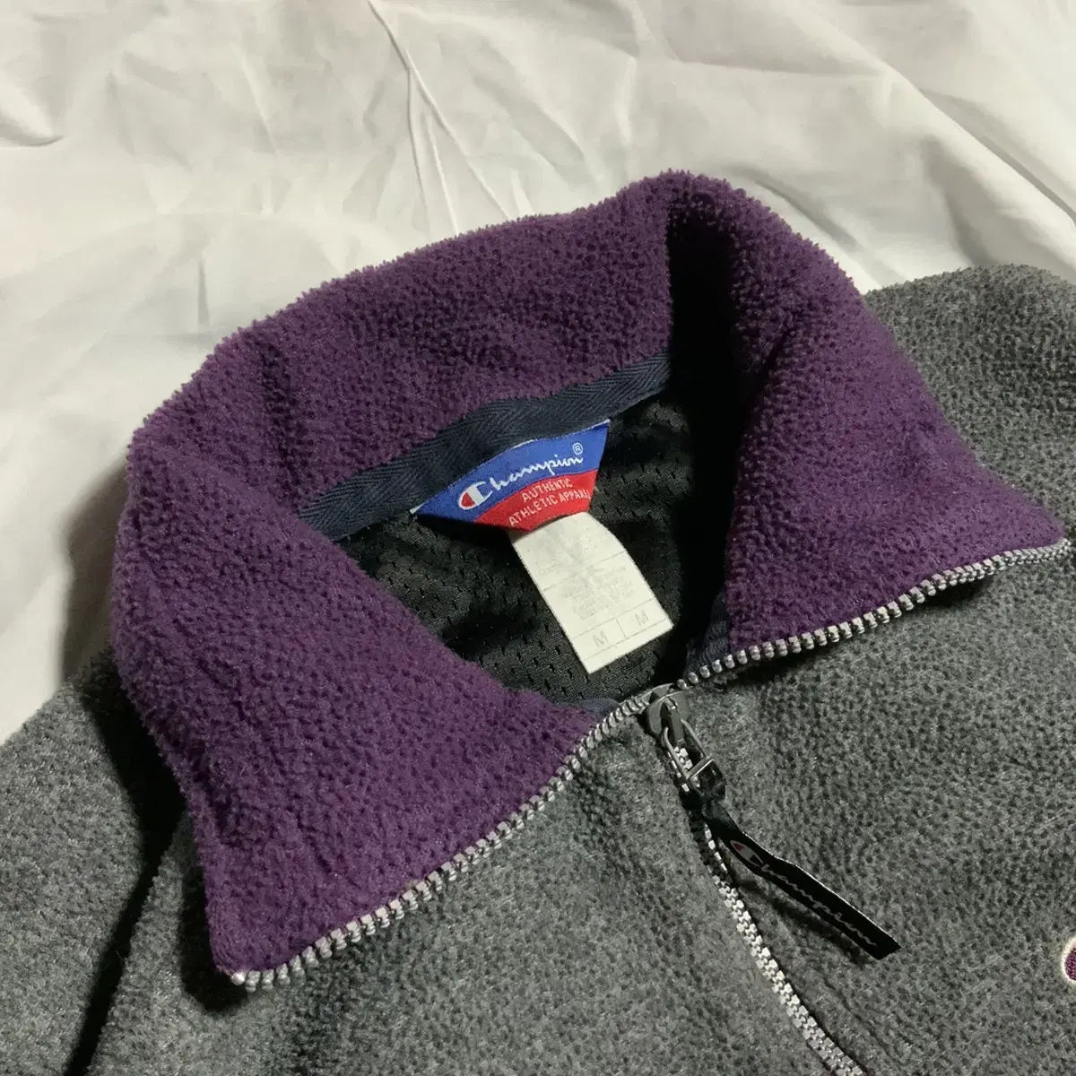 Champion half zip-up fleece Sz M