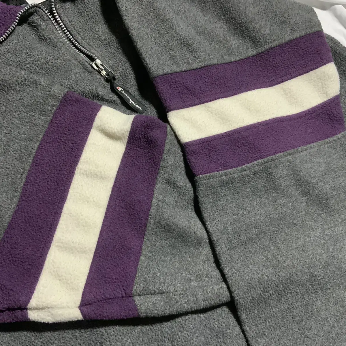 Champion half zip-up fleece Sz M