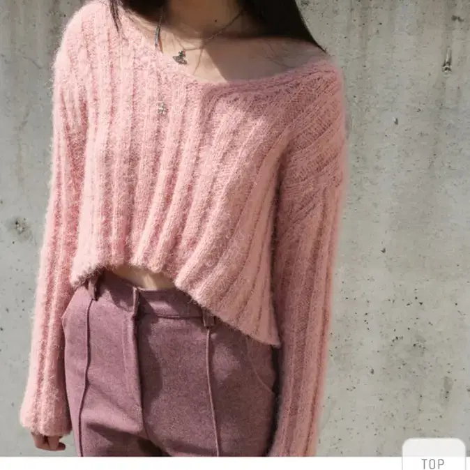 gwilee wool deep v neck knit