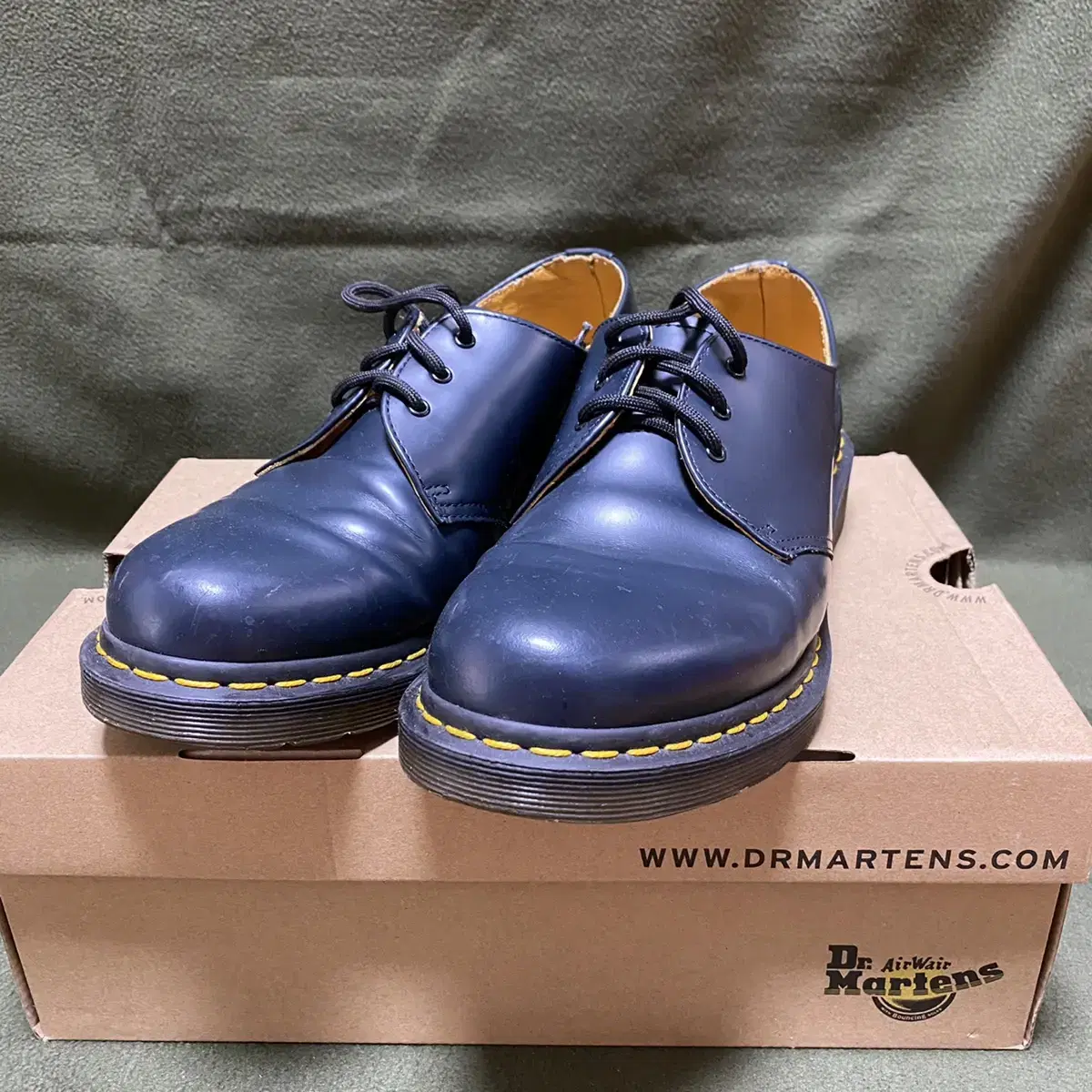 [Dr.Martens] Dr.Martens 3-Hole Dark Navy 42