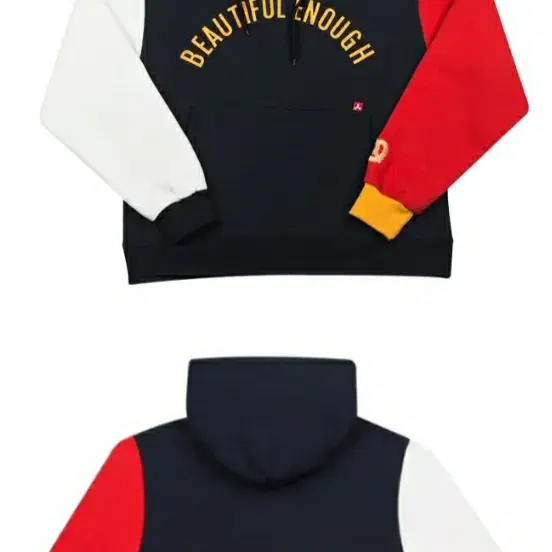 [모티브스트릿/XL] COLOR BLOCK HOOD NAVY