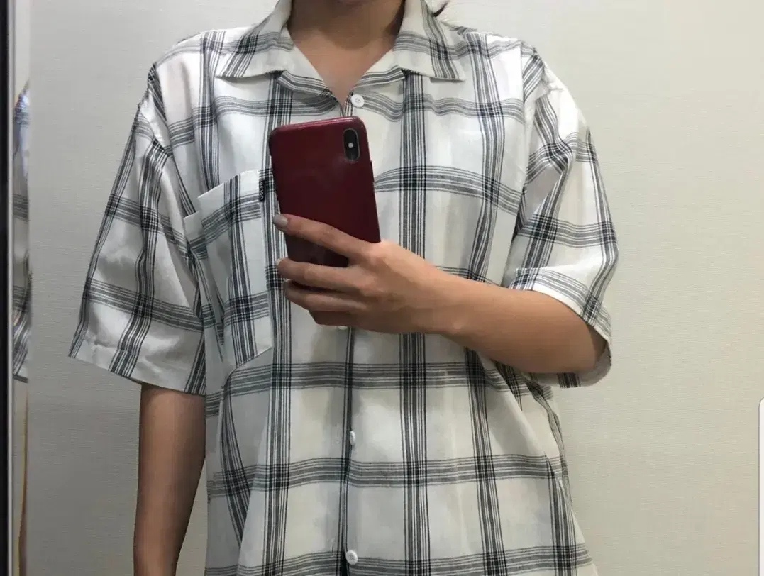 Women's checked shirt