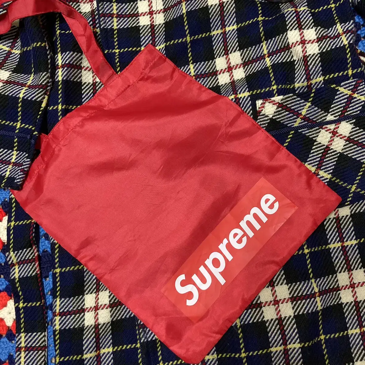 supreme 슈프림 정품 박스 로고 레드 에코백