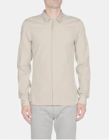 Genuine) JIL SANDER JIL SANDER Slim kara Campaign Shirt