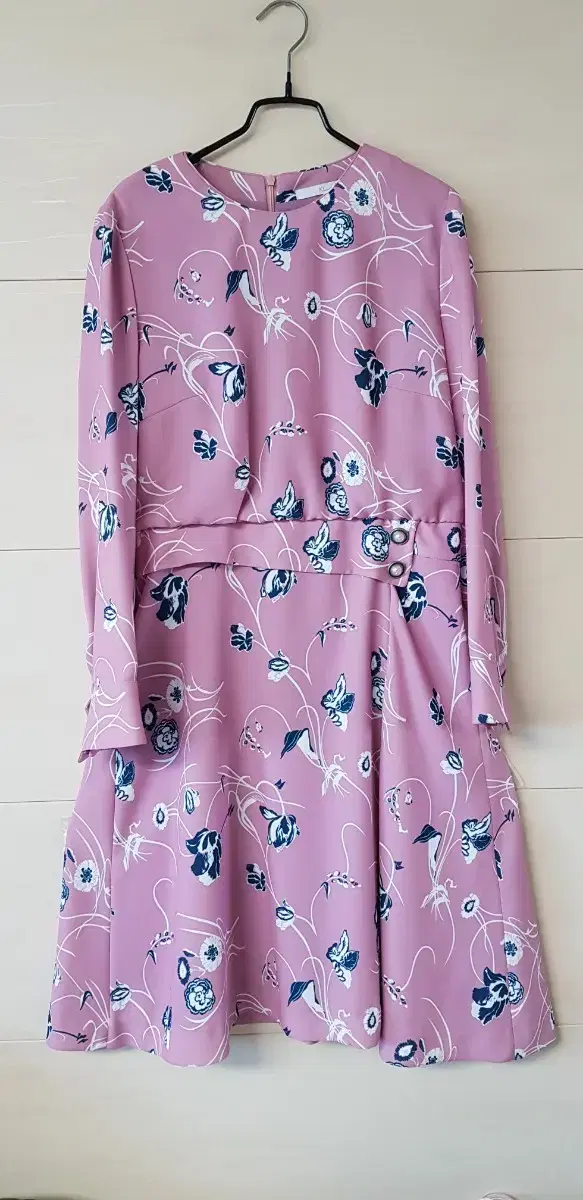 KLKL Floral ONEPIECE/ Medium 55-66 size new pink