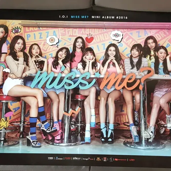 아이오아이 I.O.I 스페셜한정판 미니앨범&브로마이드&지관통&포토카드