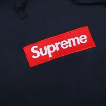 UNHS Supreme NAVY BOX LOGO HOODIE (sale 