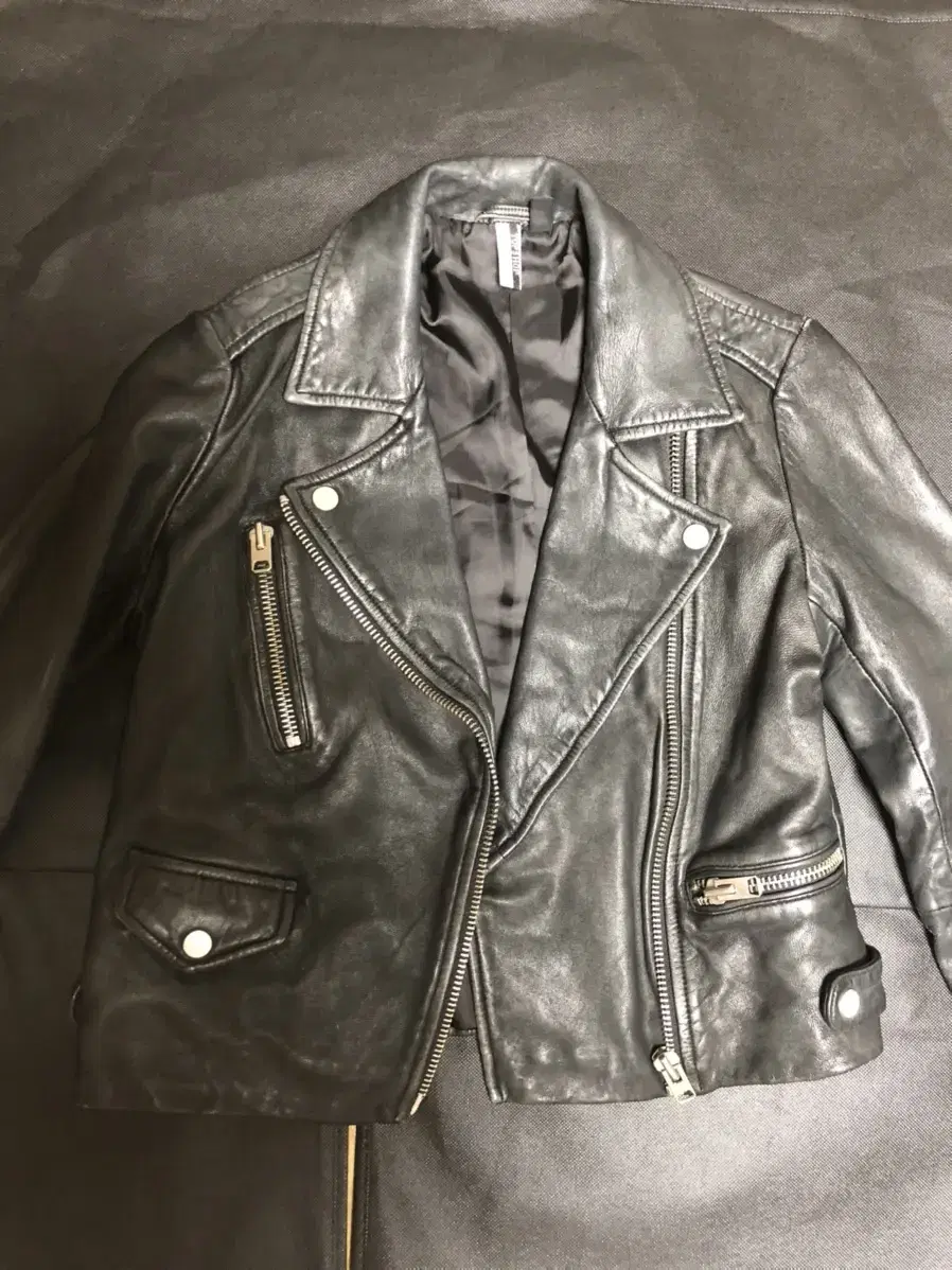 Topshop Real Leather Jacket