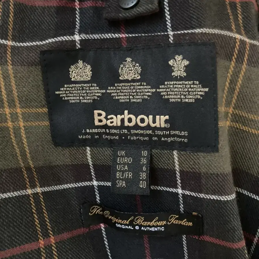 가격내림) barbour(바버) 비드넬 왁스자켓