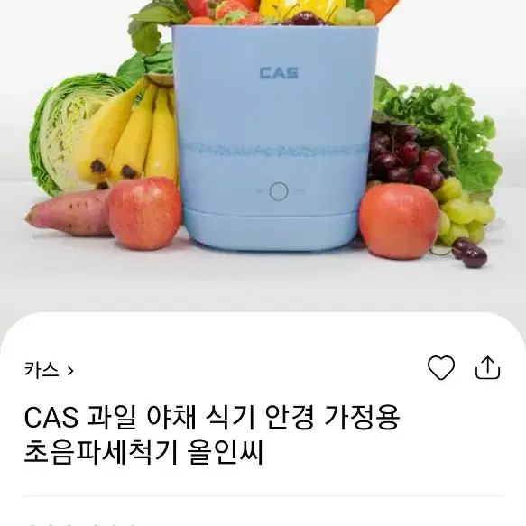 카스 CAS 초음파세척기