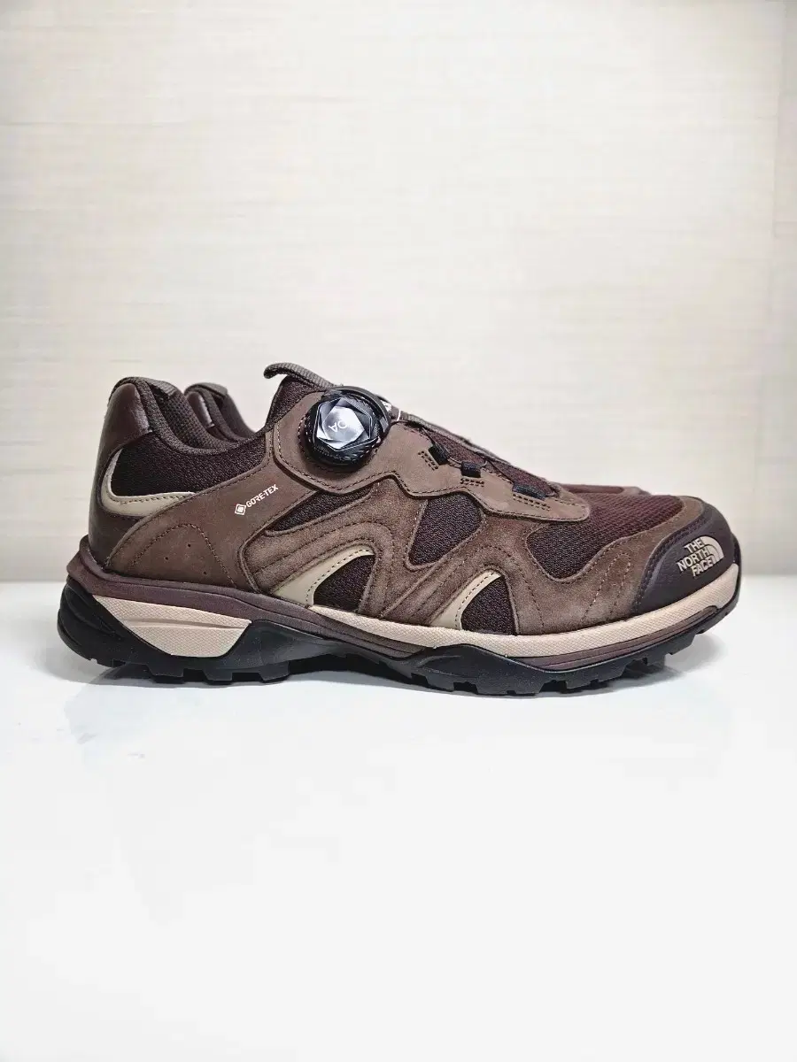 The North Face Gore-Tex hiking boots brown leather