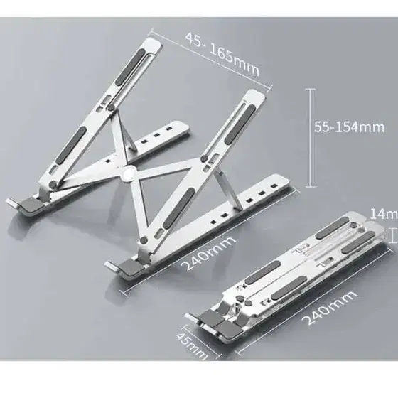 (새상품)각도조절 접이식 맥북 노트북 받침대 거치대