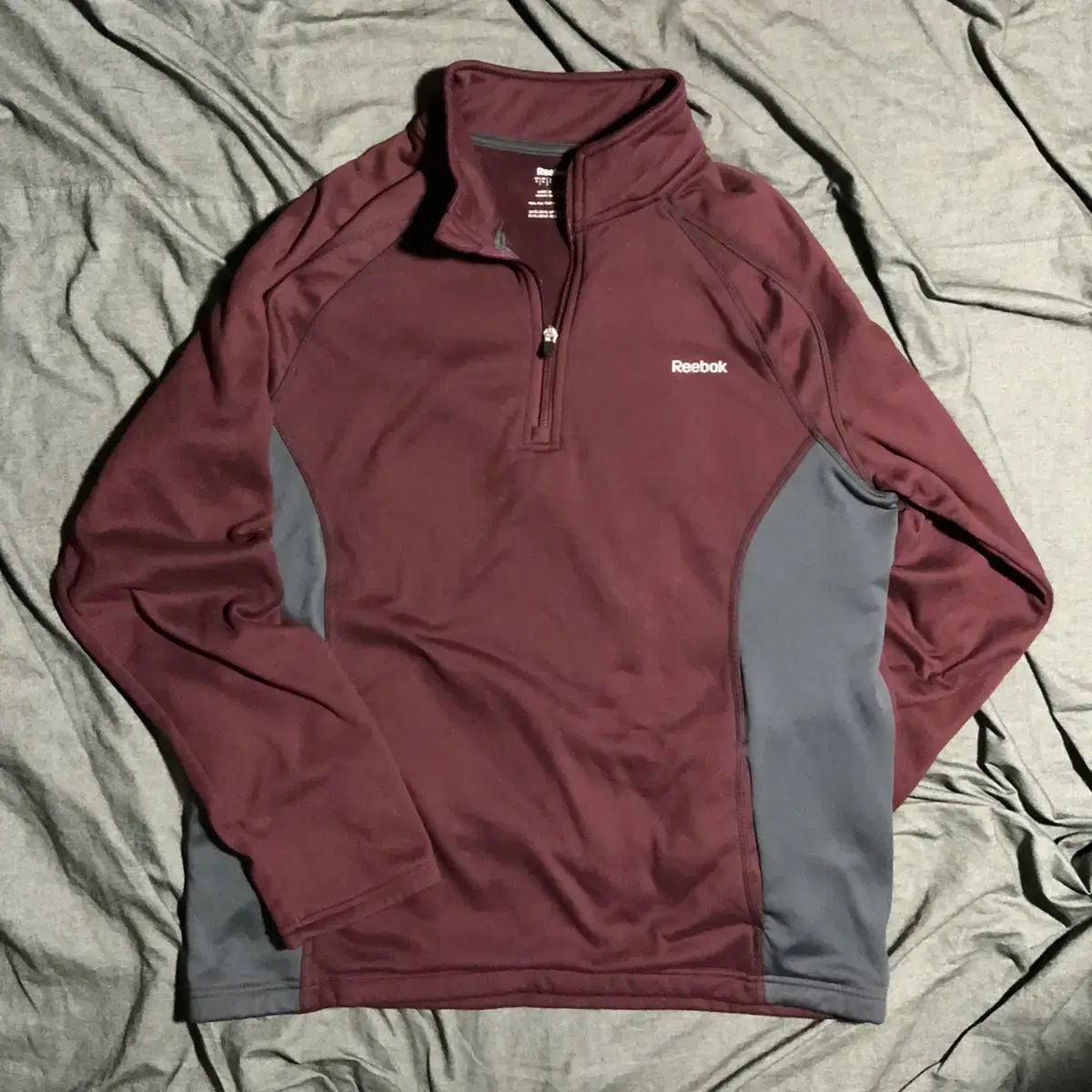 Reebok Half Zip-Up Fleece jacket Sz L