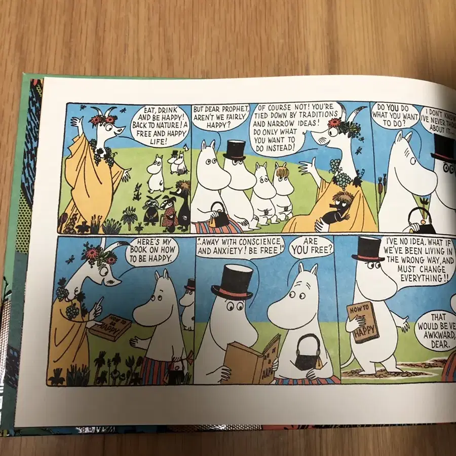 무민 만화책 (Moomin begins a new life)