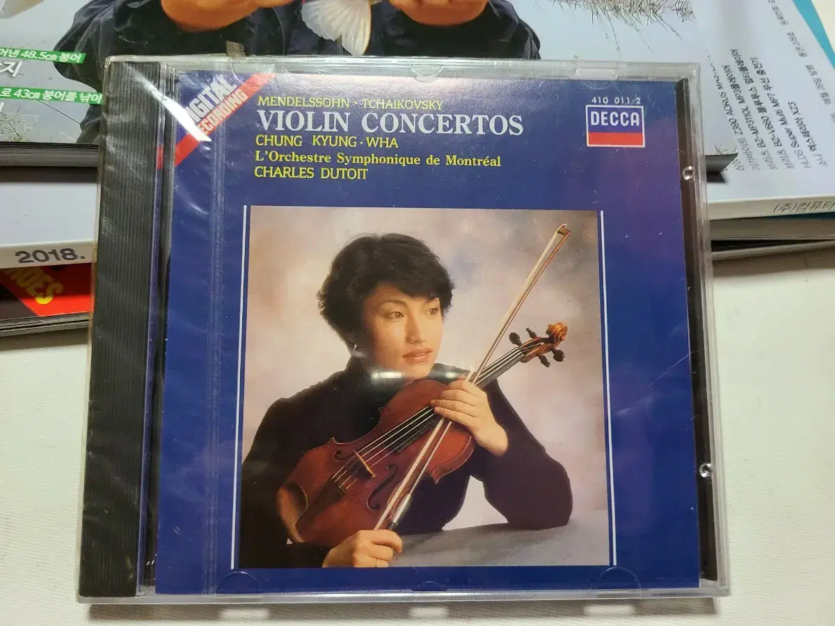 CD 정경화  VIOLIN CONCERTOS 멘델스존차이콥스키 미개봉