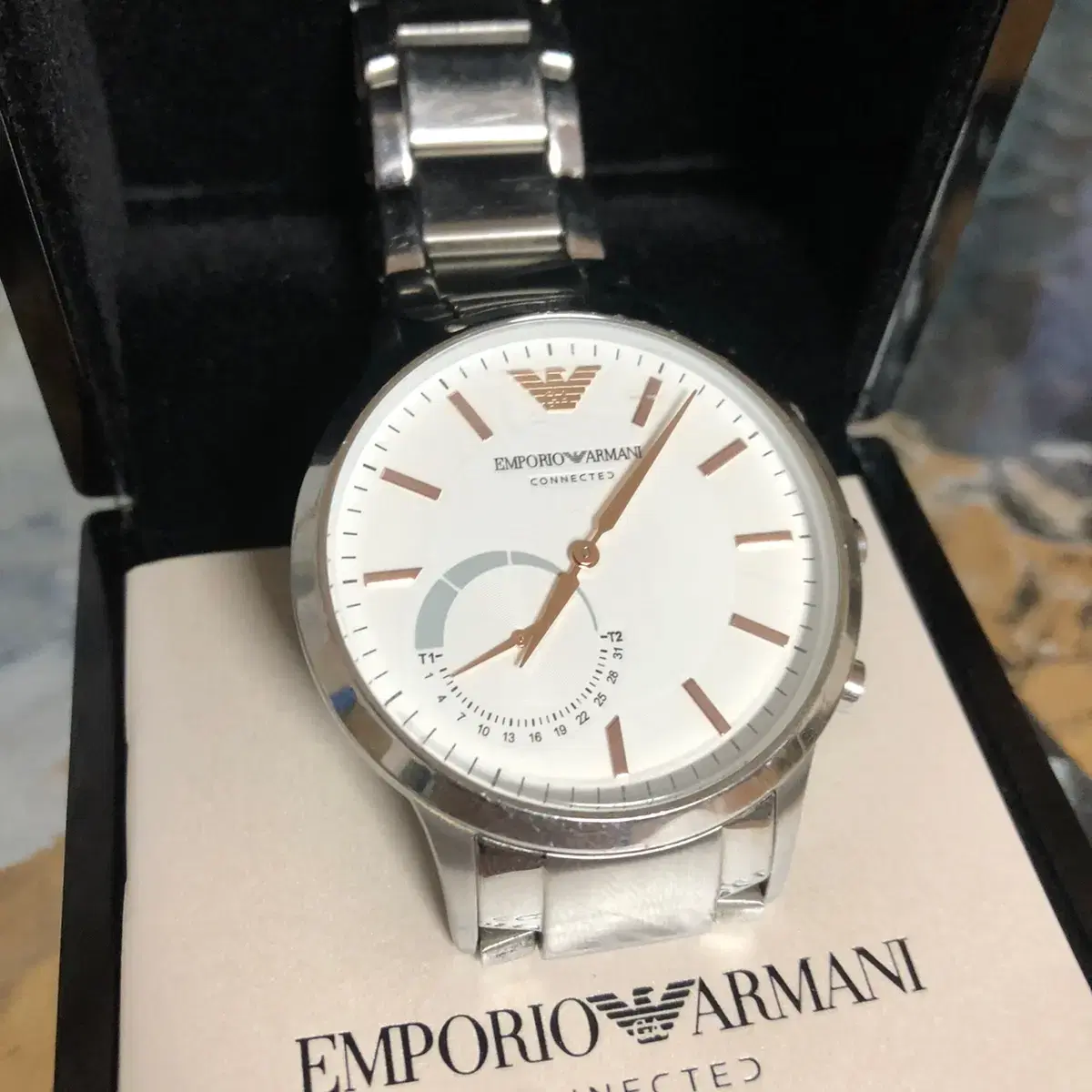 남자 명품 메탈 스마트워치 시계 Emporio Armani