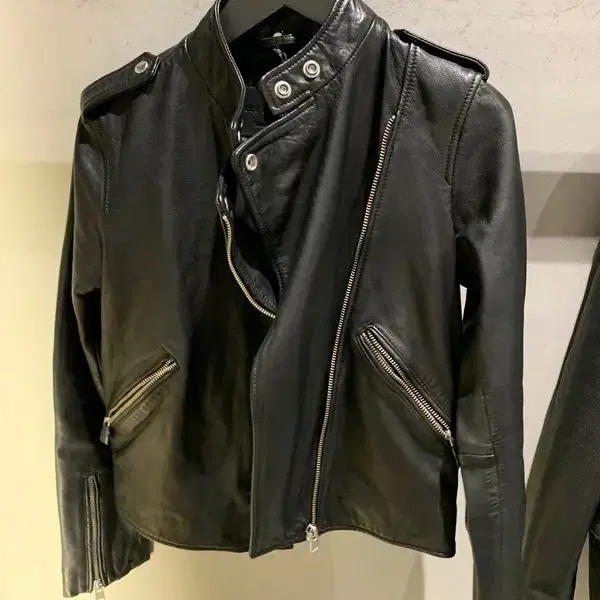 올세인츠  KLYN BIKER 가죽자켓