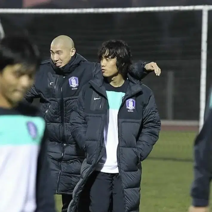 대한민국 축구대표팀 선수지급용 국대 롱패딩 헤비필드자켓