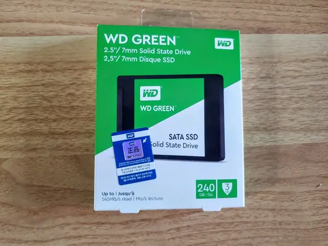 WD ssd 120기가