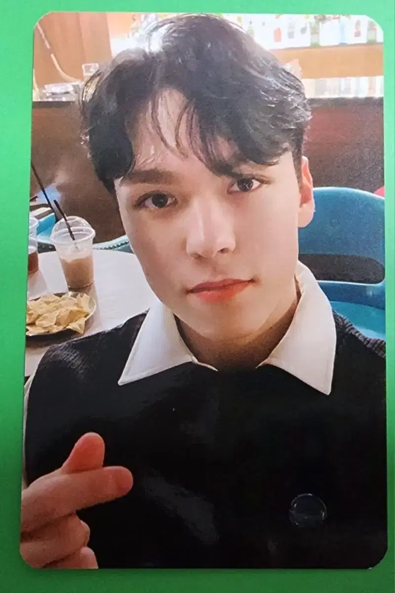 Seventeen semicolons yes24 pre-order benefit photocard vernon