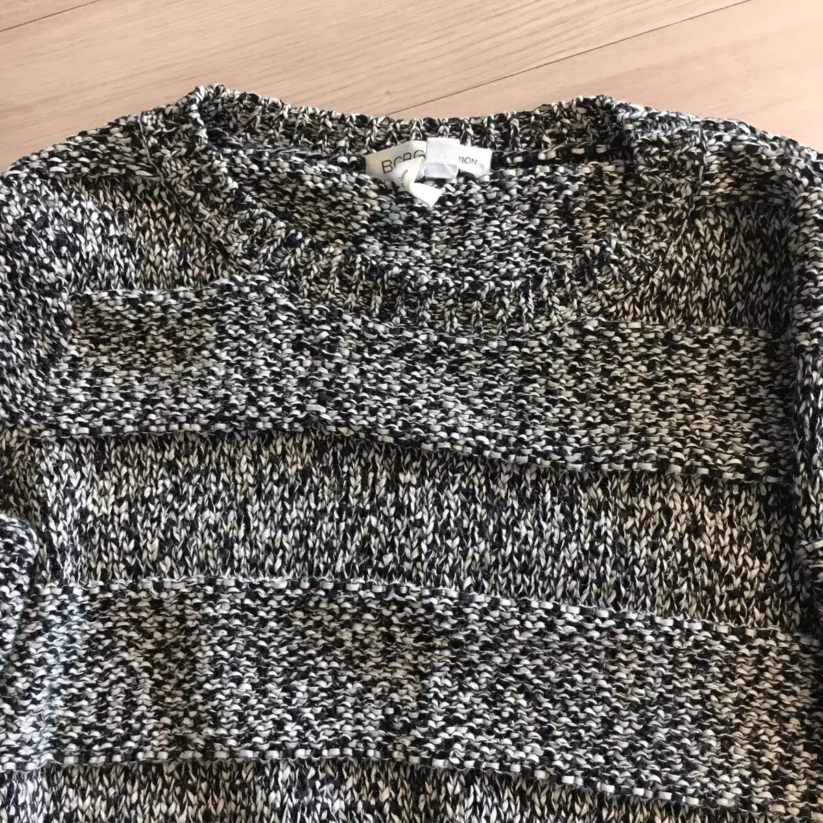 [S] BCBG 비씨비지 라운드니트