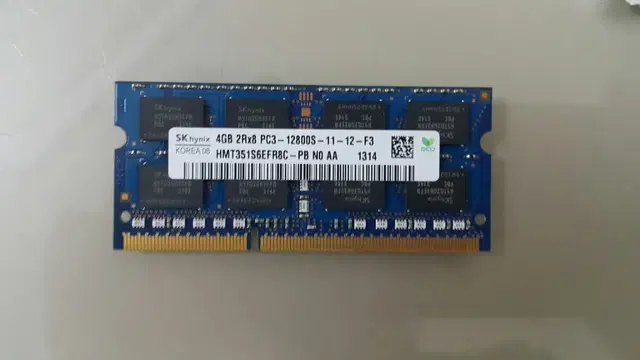 노트북용 메모리 DDR3 4기가 단품