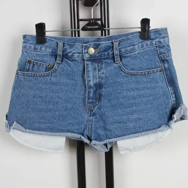 LAP Denim Shorts Washed Hotpants Women's 25 26