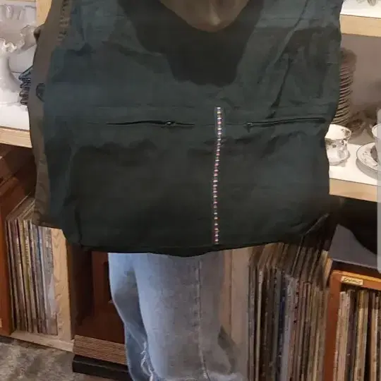 그린 색동 bag