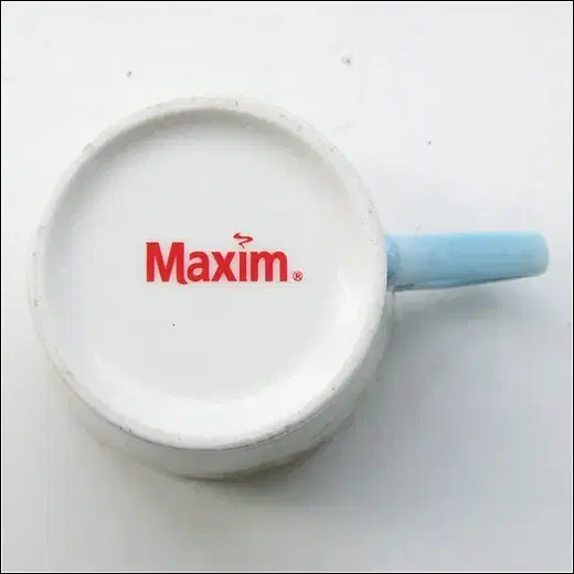 맥심 Maxim 은행잎 빈티지 커피잔 (3)