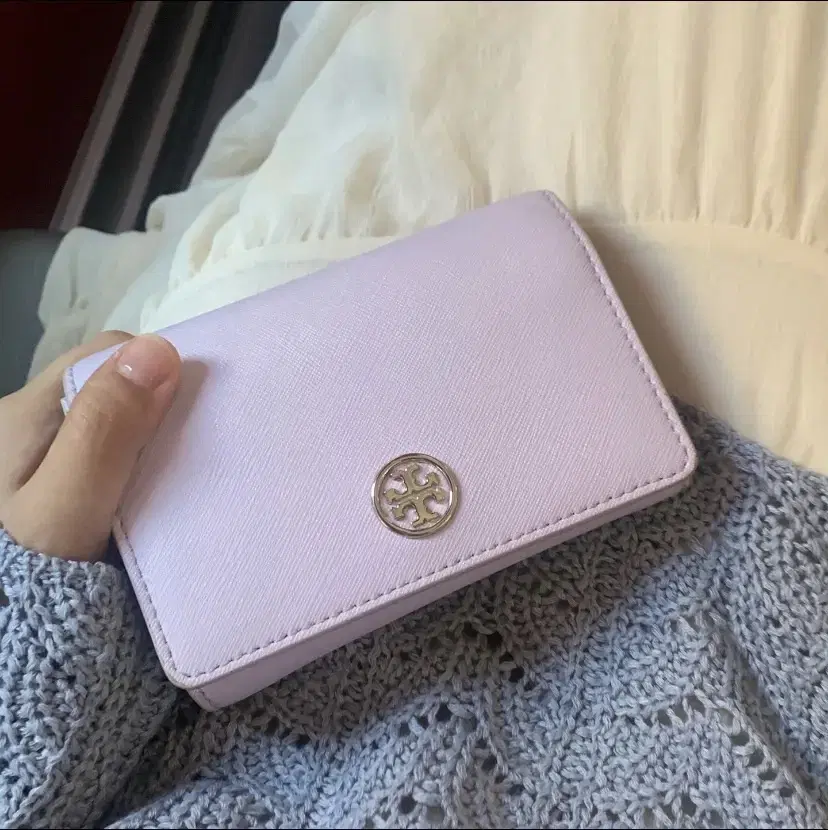 Tory Burch Mauve Luxury Genuine Wallet