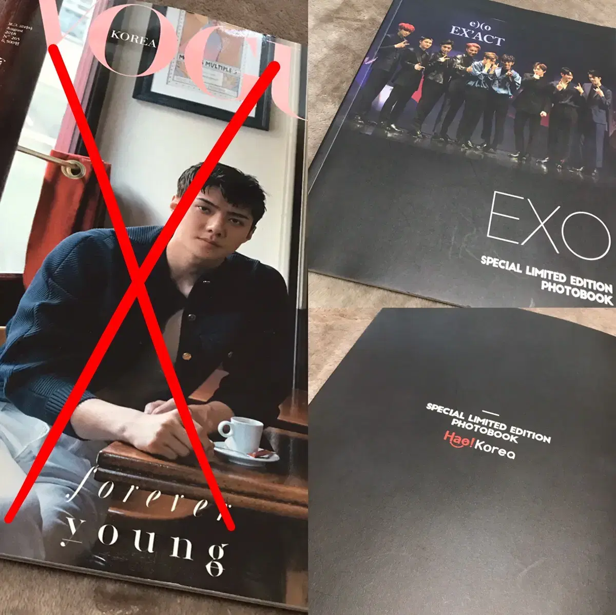 EXO albums/magazines/photobooks