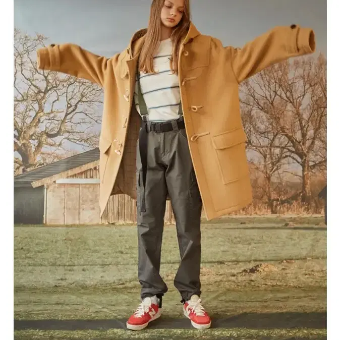 메인부스 Oversized Duffle Coat(BEIGE)(수수료포함)