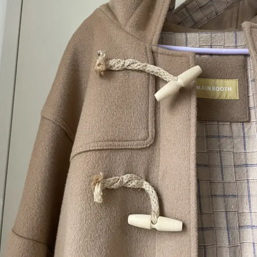 메인부스 Oversized Duffle Coat(BEIGE)(수수료포함)