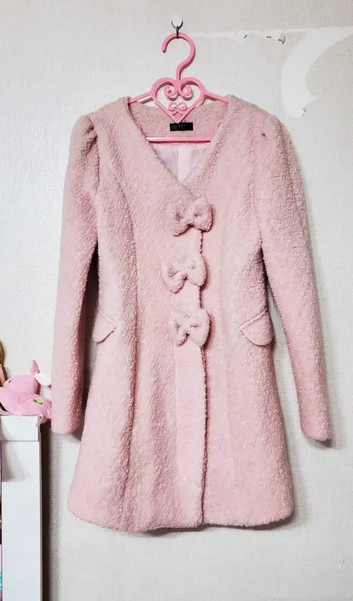 Pink ribbon coat