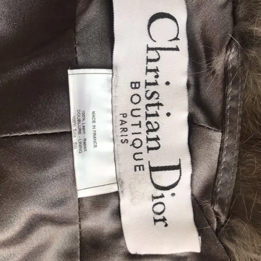 Dior rabbit fur