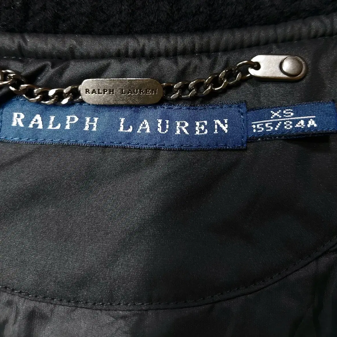 RALPH LAUREN 폴로 랄프로렌 울캐시미어숄카라 오리털 롱패딩