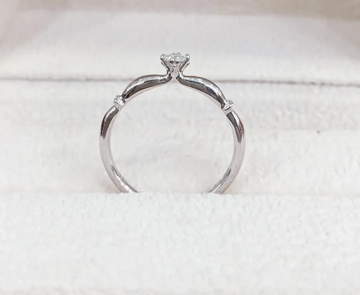 [Special GIFT SALE] 14K 1 Carat White Gold Ring with 1 Dia.