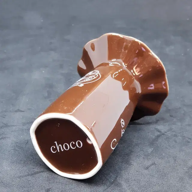 새상품 일본 마에바타사의 CHOCO 티스푼 포크 도자기 보관통 커트러리