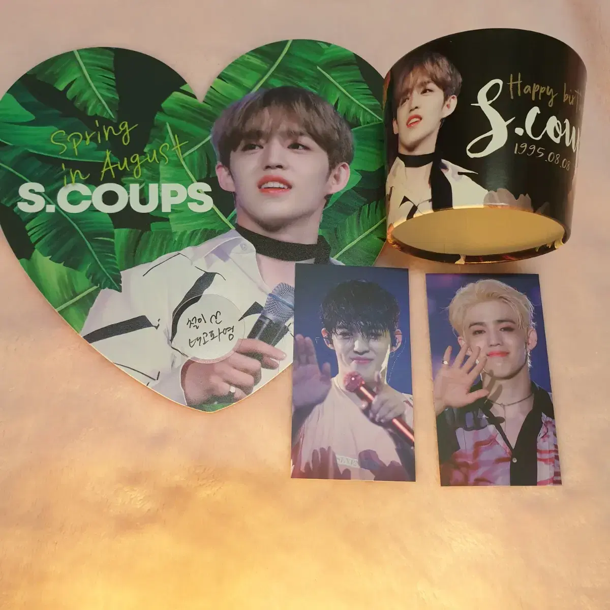 Seventeen s.coups birthday Cupholders