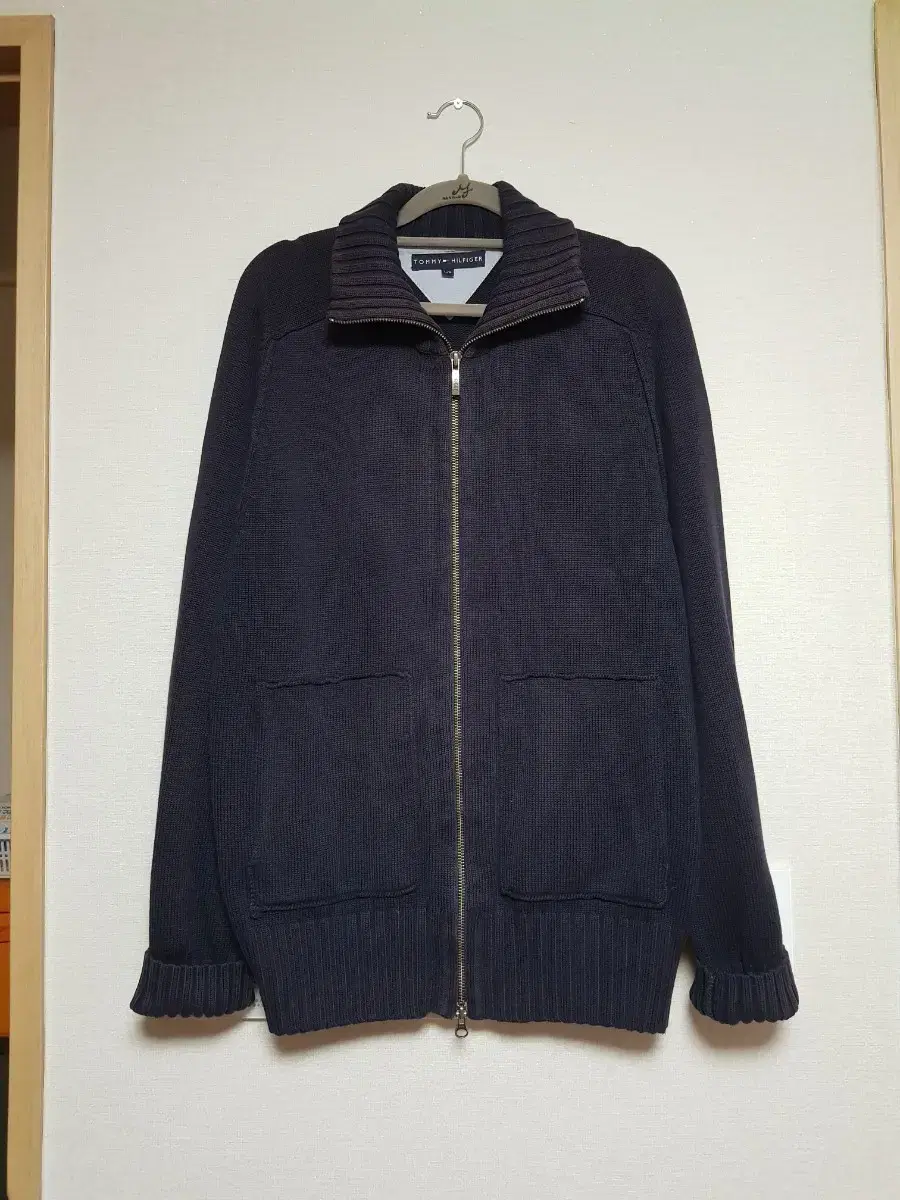 TOMMY HILFIGER TOMMY HILFIGER Knit Zip-Up Navy (L 105)