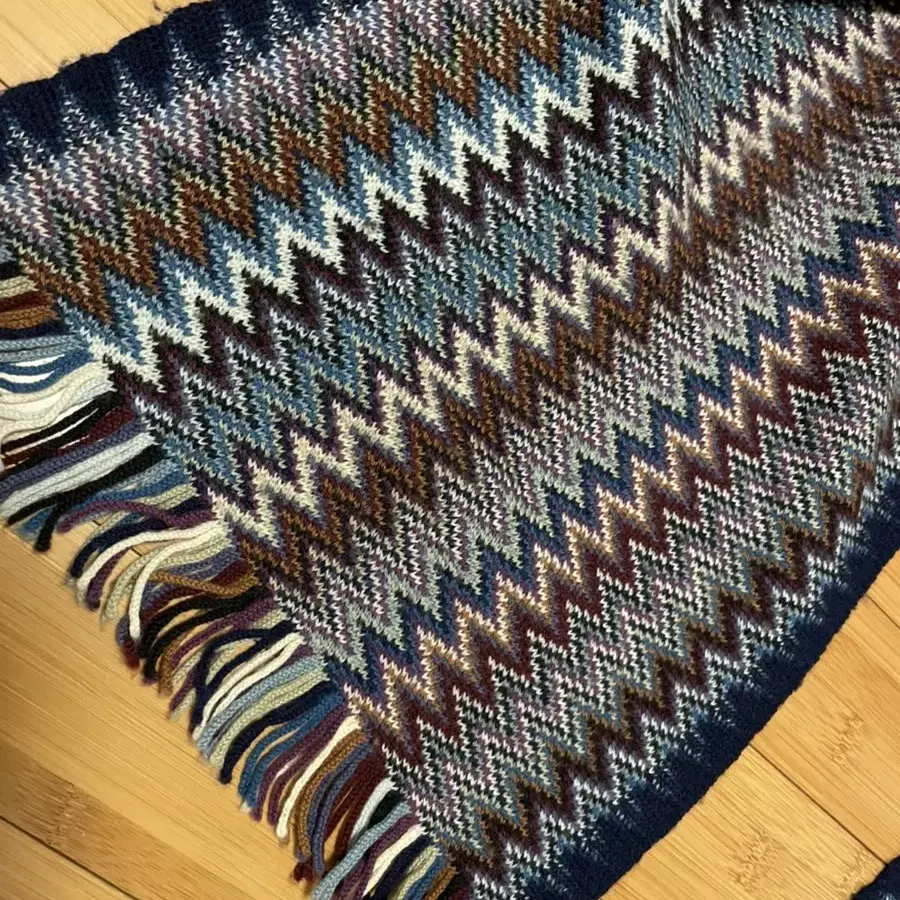 (최종가) 미쏘니 Missoni 메인라벨 니트 울 스카프 머플러